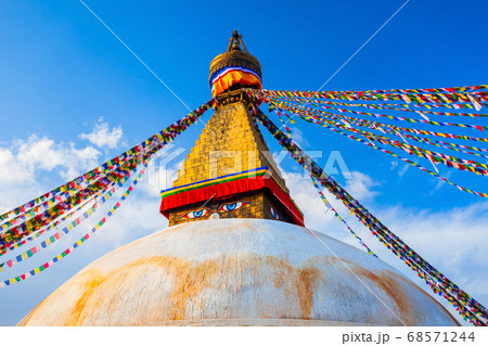 Boudhanath Great Stupa in Kathmandu, Nepal Boudhanath Great Stupa in Kathmandu, Nepal 68571244