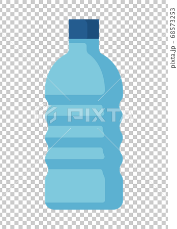 ペットボトル　カラーアイコン (エコロジー・プラスチックごみ・リサイクル) 68573253