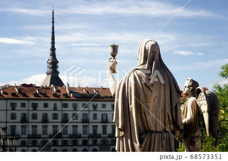 Turin, Gran Madre statue holding the chalice Turin, Gran Madre statue holding the chalice 68573351