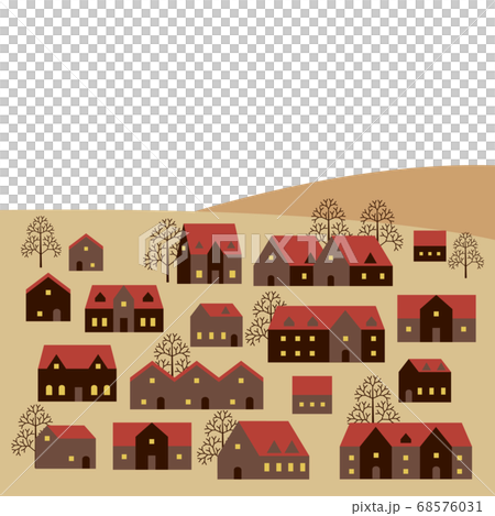 秋天的城市景觀 68576031