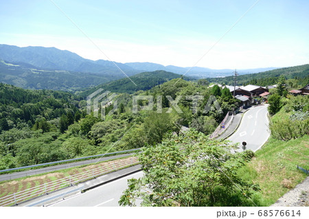 馬籠宿からの景色　岐阜県　恵那 68576614
