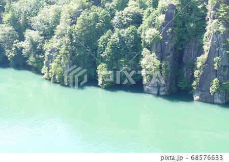 恵那峡大橋からの景色 岐阜県 恵那峡大橋からの景色 岐阜県 68576633