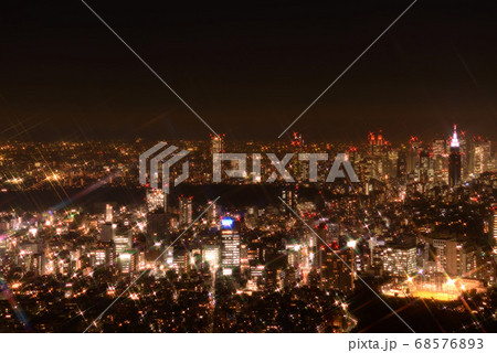 六本木ヒルズからの夜景(新宿方面) 68576893