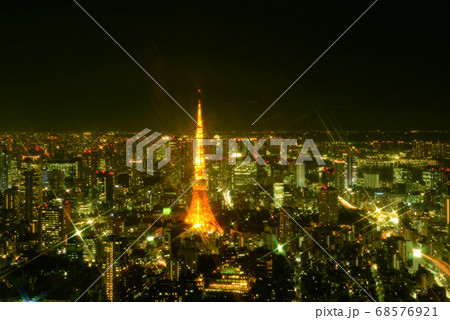 六本木ヒルズからの夜景 68576921