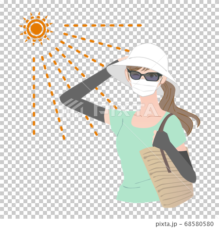 Woman 05 against UV rays 68580580