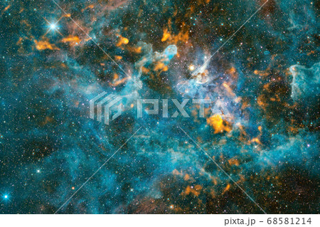 Awesome of endless cosmos. Elements of this image furnished by NASA. 68581214