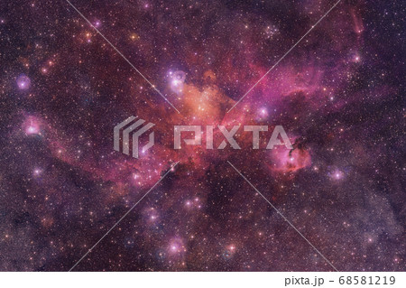Cluster of stars. Nebula. Elements of this image furnished by NASA. 68581219