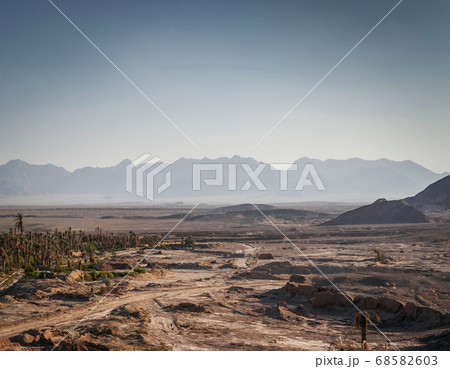 desert landscape view in garmeh oasis southern desert landscape view in garmeh oasis southern 68582603
