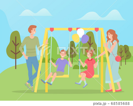 家族の絵 家族」の絵カード（PDFダウンロード・無料）