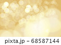 Gold blurred background with bokeh effect 68587144