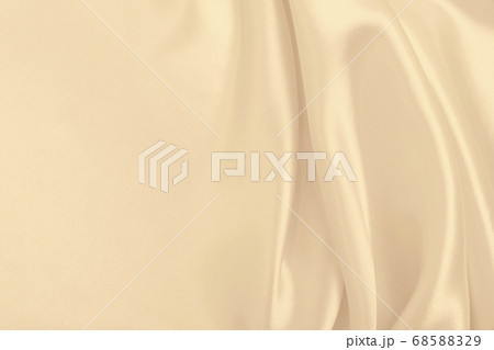 Smooth elegant golden silk or satin luxury cloth 68588329