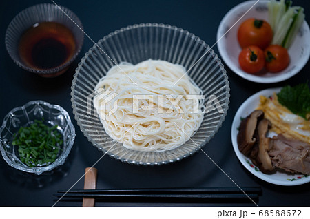 そうめんと具材 そうめんと具材 68588672