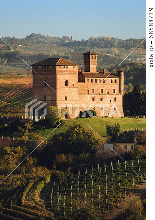 the castle of Grinzane Cavour, italy 68588719