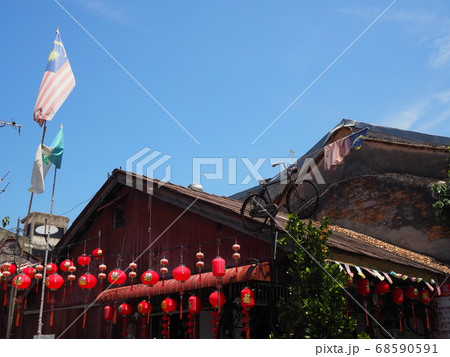 ジョージタウンの街並み 68590591