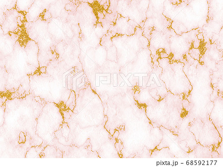 金混じりピンクの大理石の背景の写真素材