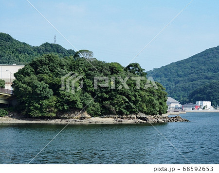 道の駅あいおい白龍城（ペーロン城）付近から見た相生湾の風景 68592653