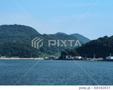 道の駅あいおい白龍城（ペーロン城）付近から見た相生湾の風景 68592657