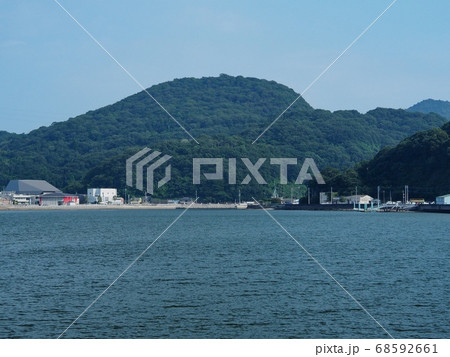 道の駅あいおい白龍城（ペーロン城）付近から見た相生湾の風景 68592661