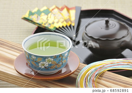 和菓子 お茶 和菓子 お茶 68592891
