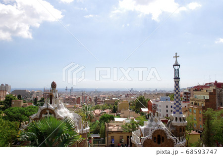 バルセロナ　グエル公園からの風景 68593747
