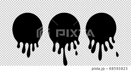 Paint dripping. Current paint, stains. Current 68593823