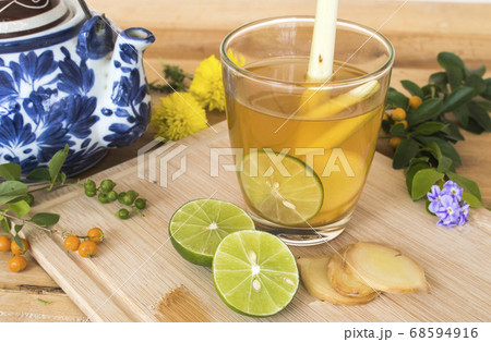 herbal healthy drinks mix ginger ,lemon ,honey ,lemongrass for sore throat with teapot herbal healthy drinks mix ginger ,lemon ,honey ,lemongrass for sore throat with teapot 68594916