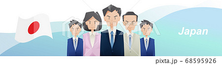日本の政治家集合イラスト 68595926