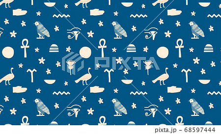 エジプトパターンベクター 68597444