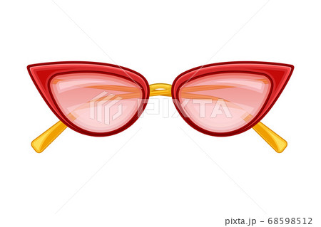 Shaped Horn Rimmed Sunglasses or Shades as Protective Eyewear Vector Illustration Shaped Horn Rimmed Sunglasses or Shades as Protective Eyewear Vector Illustration 68598512