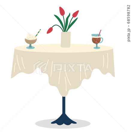 エドラダワー蒸溜所 イラストテーブルクロス