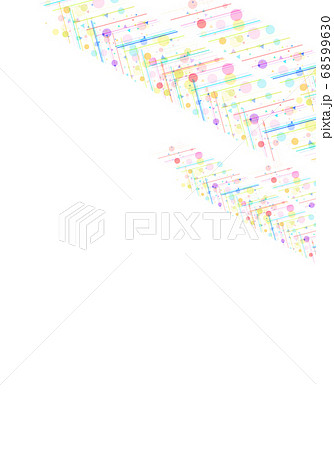 カラフル　ドット模様　テクスチャー 68599630