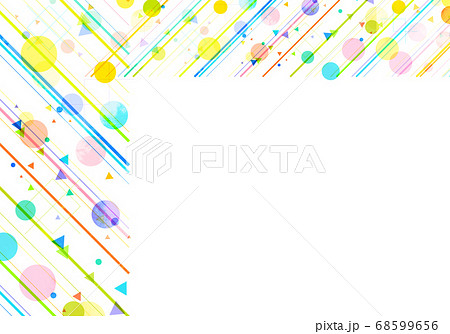 カラフル　ドット模様　テクスチャー 68599656