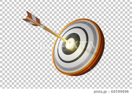 Winning Image Target Arrow Cg Transparent Stock Illustration