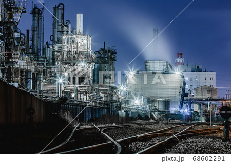 工場夜景 68602291