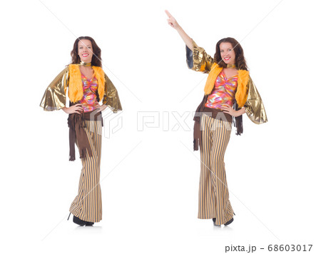 Young woman in fashion concept 68603017