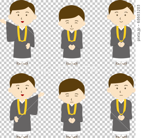 Monk greetings hair 68603203