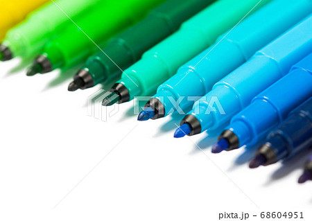Gradient from open felt tip pens Gradient from open felt tip pens 68604951