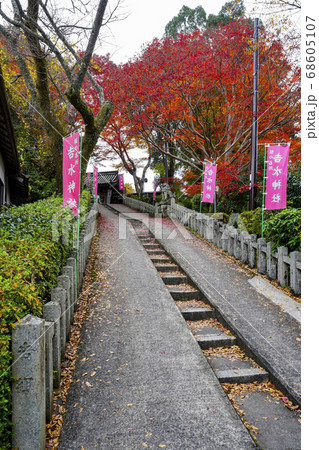 秋の吉野山　吉水神社 68605107