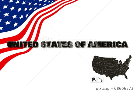 Graphic banner with United States theme. Graphic banner with United States theme. 68606572