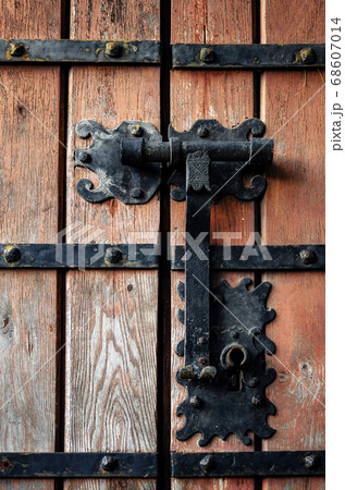Ancient castle door lock Ancient castle door lock 68607014