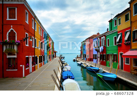 Colours of Burano, Venice 68607328