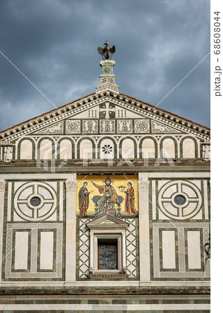 Medieval Basilica of San Miniato al Monte in Florence Italy Medieval Basilica of San Miniato al Monte in Florence Italy 68608044