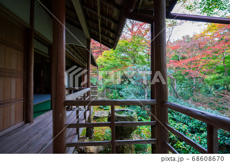 京都 直指庵(じきしあん)の紅葉 京都 直指庵(じきしあん)の紅葉 68608670