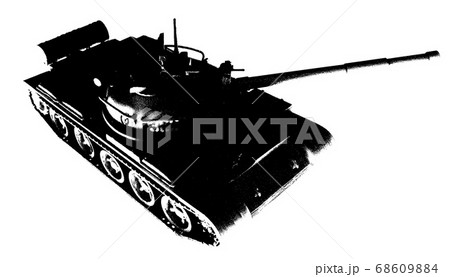 ソビエト連邦 T 62のイラスト素材