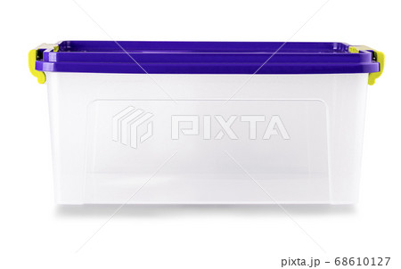 Food plastic box isolated on white. Clipping path Food plastic box isolated on white. Clipping path 68610127