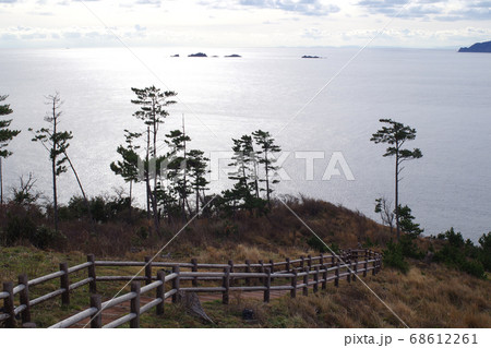 那久岬からあ眺めた冬の島後水道 68612261