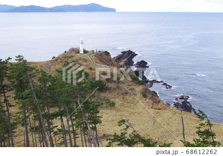 那久岬からあ眺めた冬の島後水道 68612262