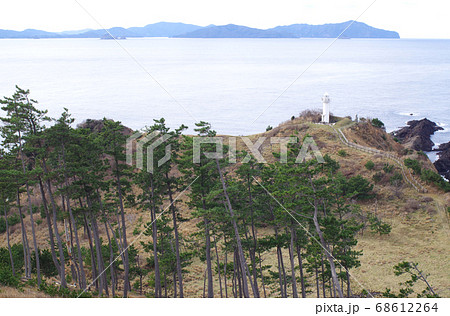 那久岬からあ眺めた冬の島後水道 那久岬からあ眺めた冬の島後水道 68612264
