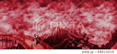 山下白雨＆見物客　赤い嵐ロングバージョン 68613010