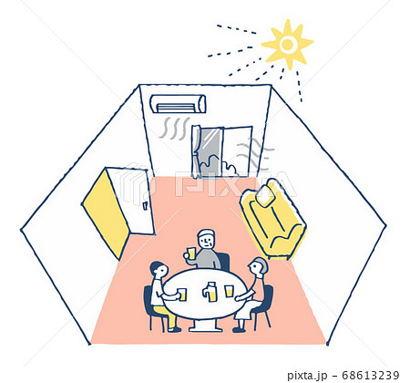 感染症予防のための室内の換気方法 68613239